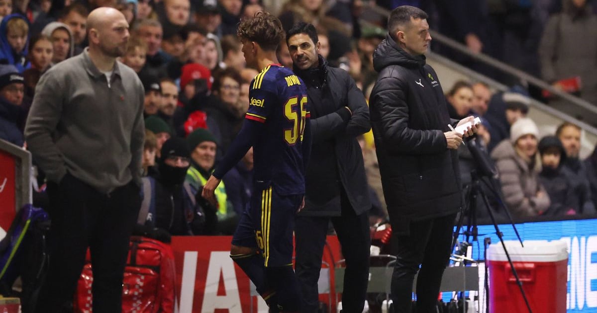 Mikel Arteta issues stern warning to Arsenal teenager Max Dowman