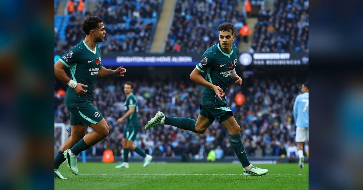 Brighton shock Manchester City with 1-0 win