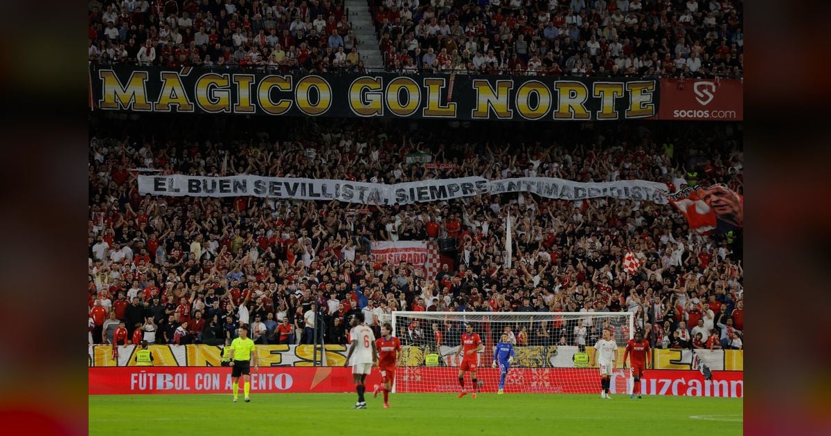 Sevilla Ultras Display Anti-Real Madrid Banner Following Officiating Controversy